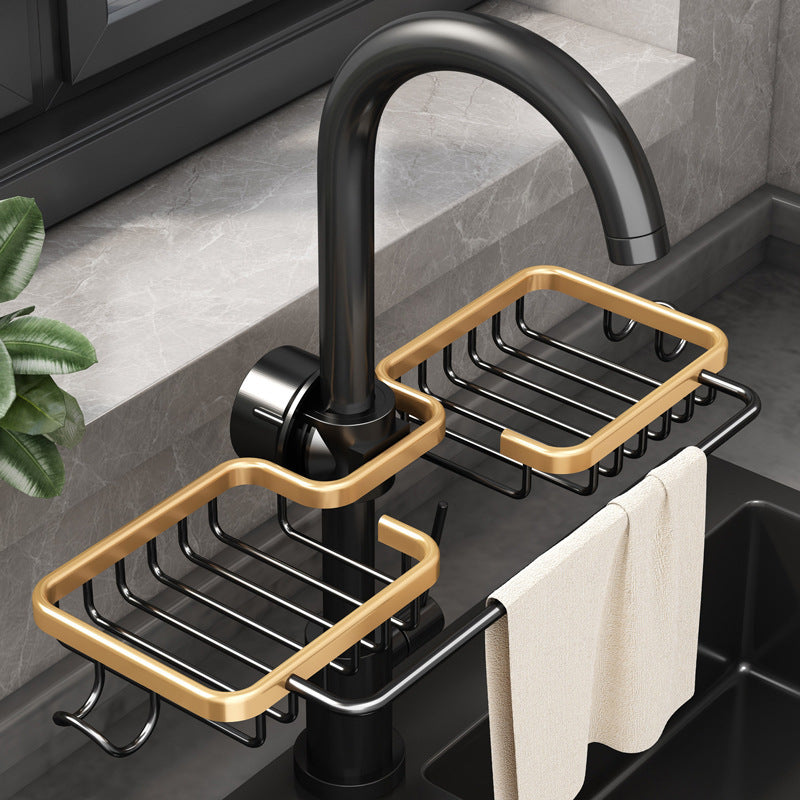Estante de Almacenamiento Multifuncional para Grifo de Cocina