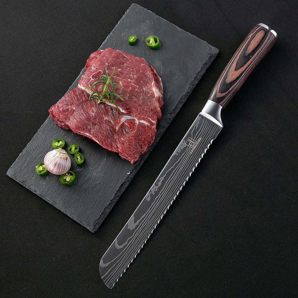 Damascus Chef Knife Collection