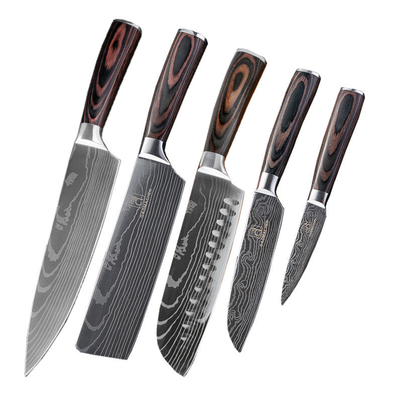 Damascus Chef Knife Collection