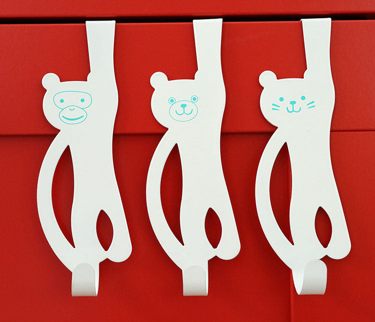 Cute Multi-Functional No-Trace Door Hooks for Home