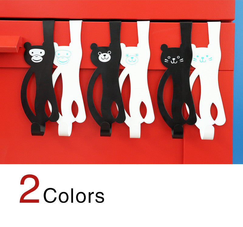 Cute Multi-Functional No-Trace Door Hooks for Home