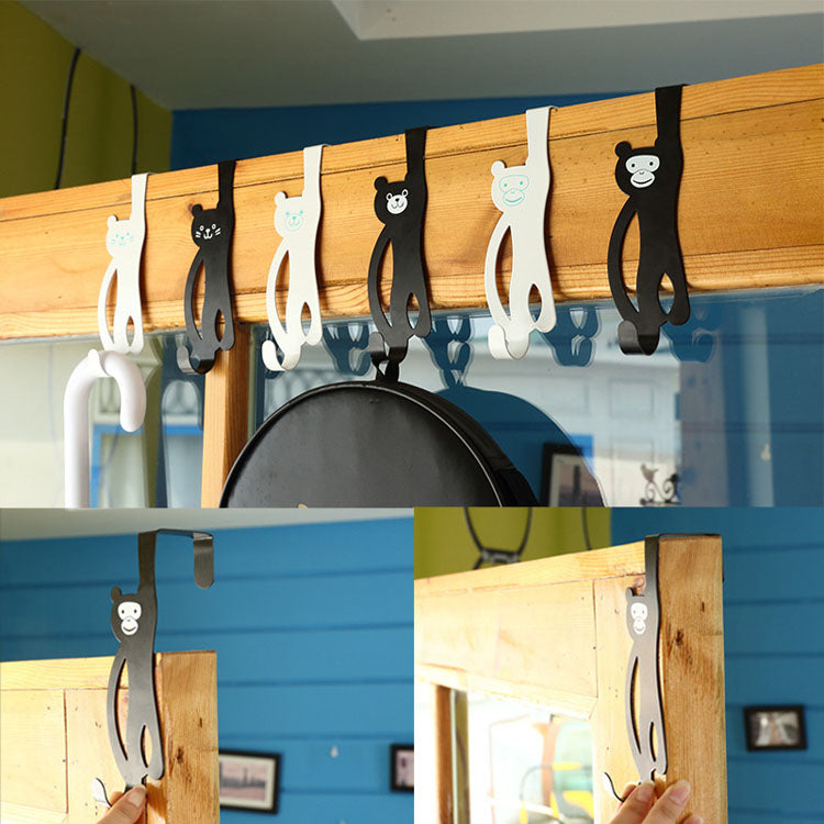 Cute Multi-Functional No-Trace Door Hooks for Home