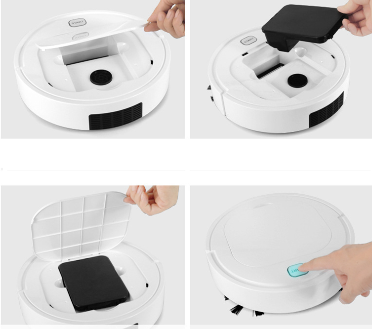 Robot Aspirador Inteligente para el Hogar con Control de Voz