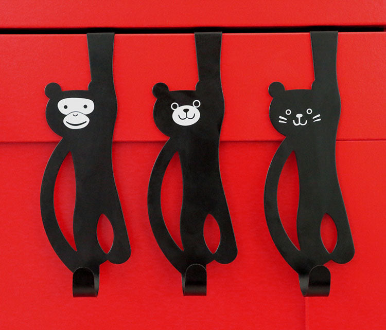 Cute Multi-Functional No-Trace Door Hooks for Home