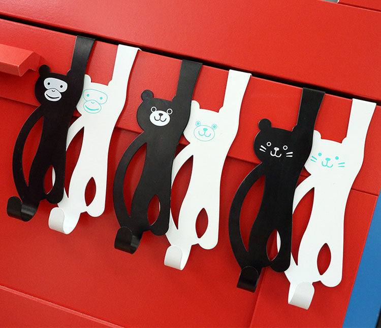 Cute Multi-Functional No-Trace Door Hooks for Home