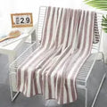 Striped Cotton Bath Towel